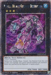 Number 30: Acid Golem of Destruction - RA04-EN165 - Platinum Secret Rare - 1st Edition
